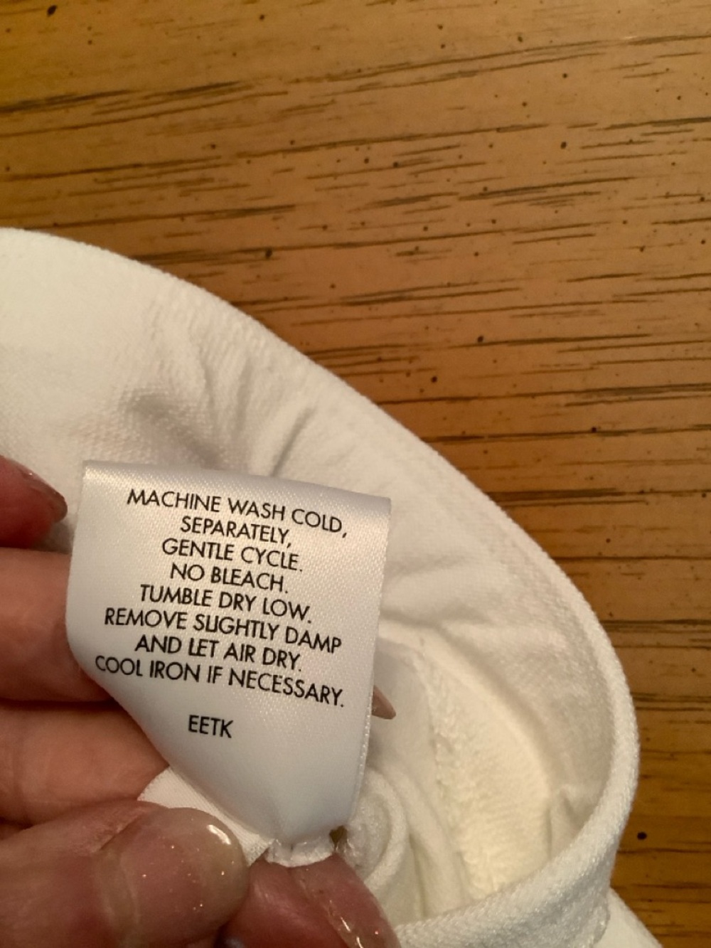 Eileen Fisher White Straight-Leg Pull-On Pants - Picture 4 of 7